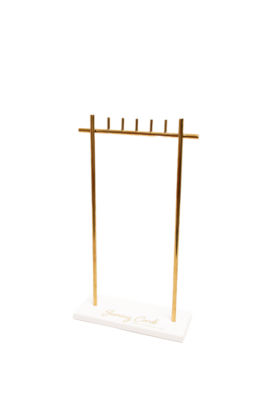 Gold-marble Display Stand